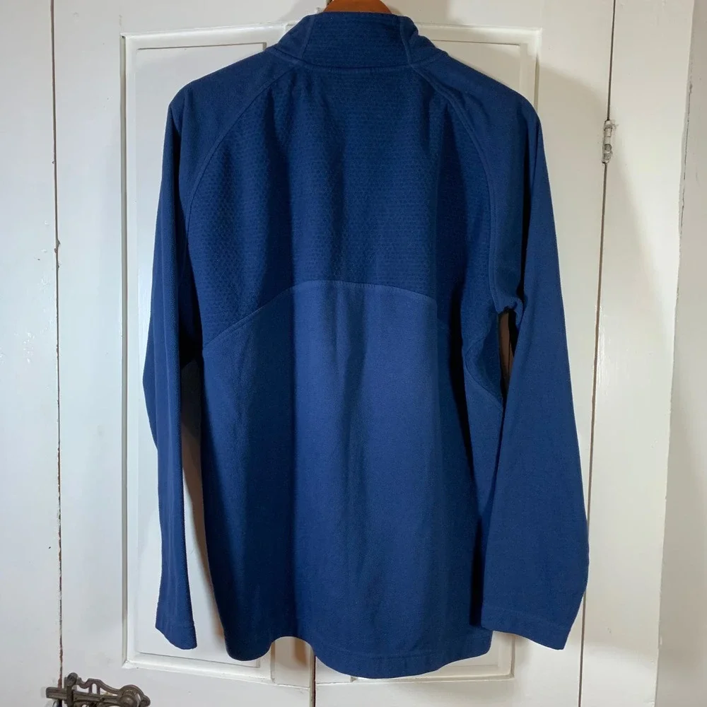 Nike Fit Therma Vikings V Pullover 1/4 Zip Fleece Blue Lage‎ Mt Pleasant PA Alum